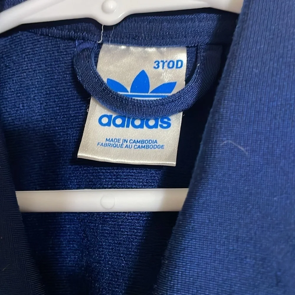 Boy Adidas Size 3 Toddlers Blue Track Jacket